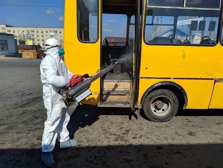Anti-epidemiological measures in public transport in Odessa region