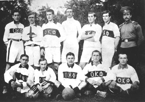 Odessa F.C. champion of Russian Empire (although disqualified by a Petersburger trick)