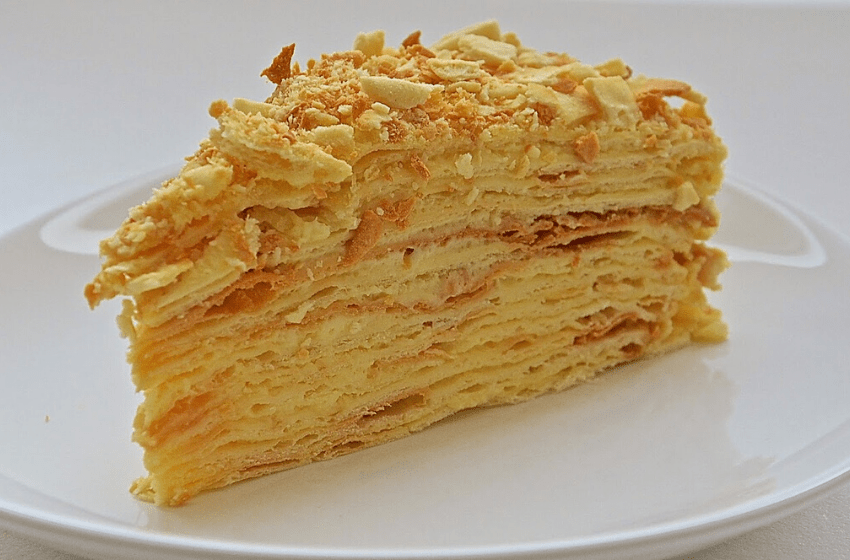 France in Odessa cuisine: Napoleon cake