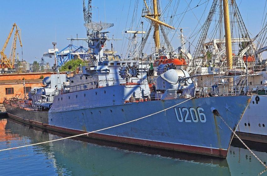 A floating museum on a warship in Odessa