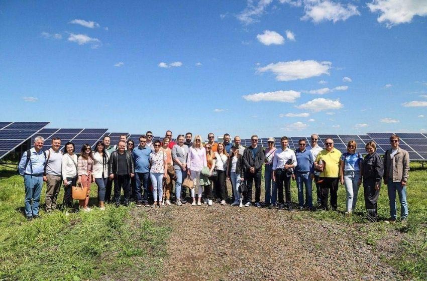 The solar station of TIU Canada in Odessa region was visited by Ukrainian lawmakers
