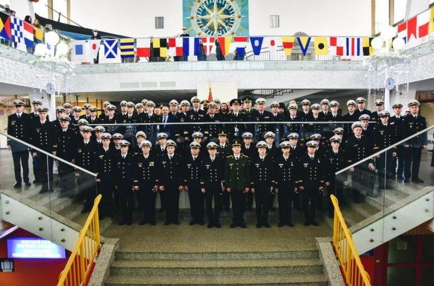 Ukrainian cadets of the Naval Institute in Odessa solemnly received officer ranks