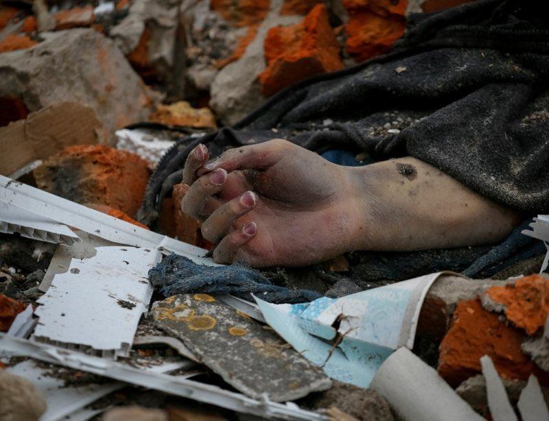 Dead dogs, people under the rubble, shelled buildings. Consequences of the occupation of Borodyanka