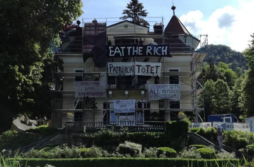 Anarchists seized the villa of "Putin's friend" in Austria