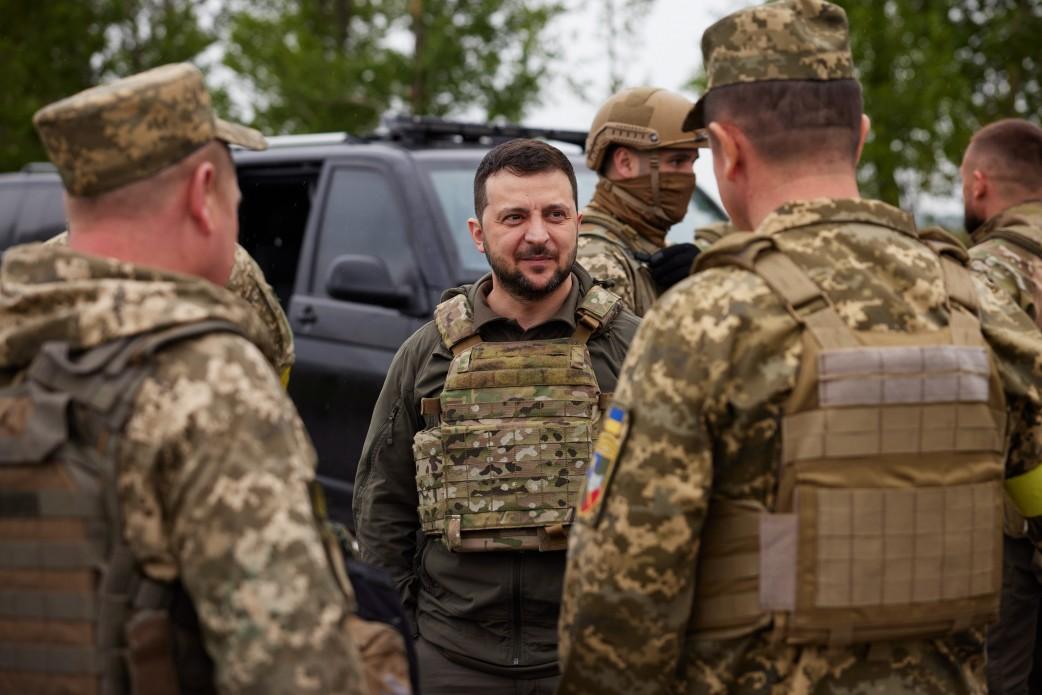 President of Ukraine visited the frontline positions in the east of Ukraine