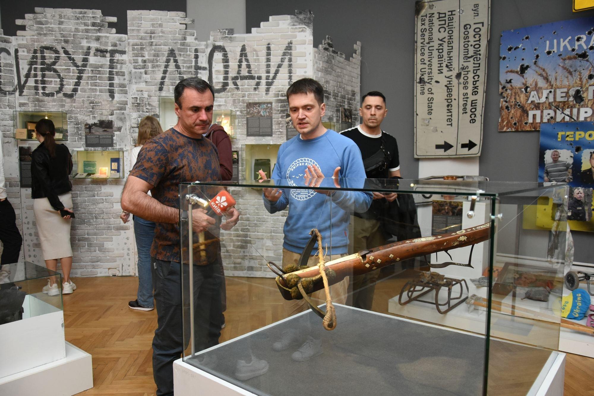 An exhibition about the heroic defense of the capital has opened at the National Museum of History of Ukraine