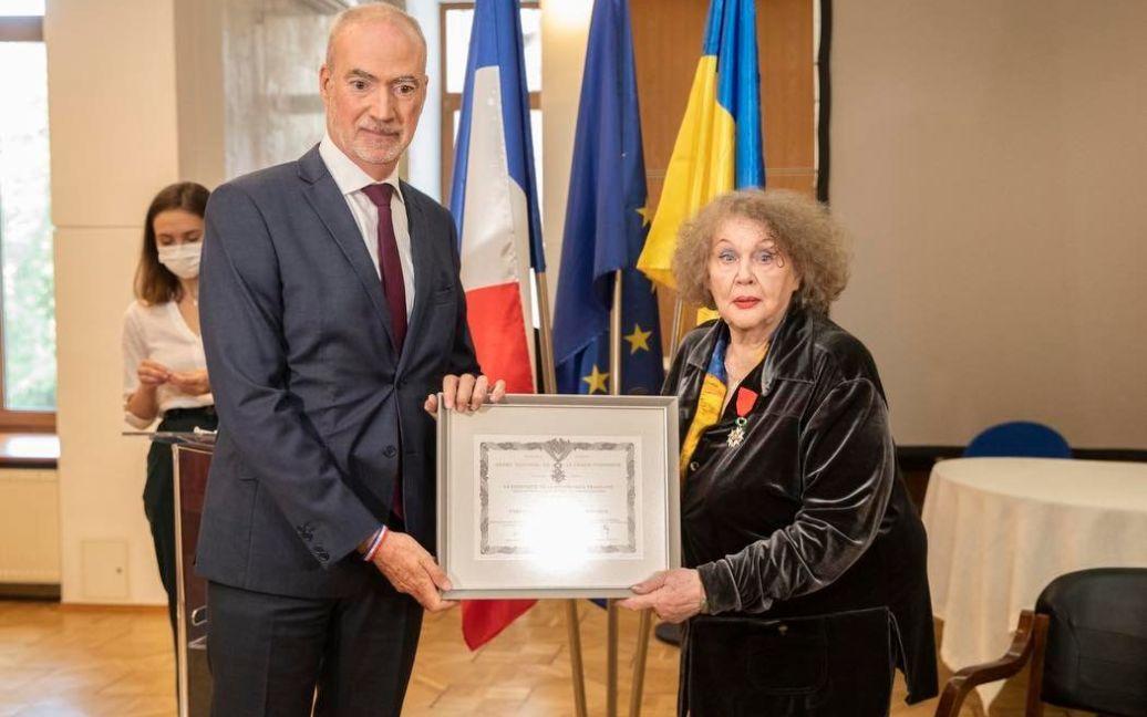 Lina Kostenko received France's highest award