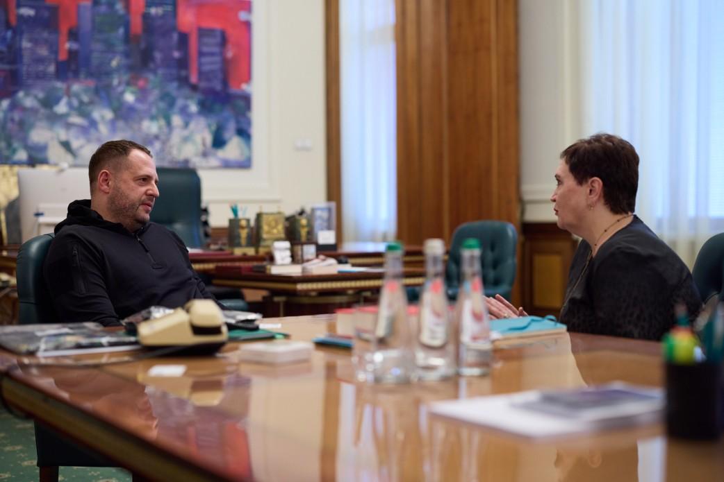 Andriy Yermak met with the executive director of the World Congress of Ukrainians
