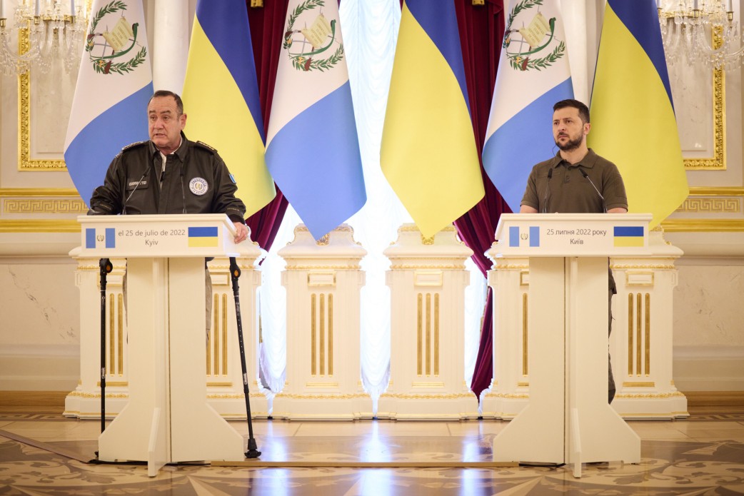 Joint Statement by President of Ukraine Volodymyr Zelensky and President of the Republic of Guatemala Alejandro Eduardo Giammattei Falla