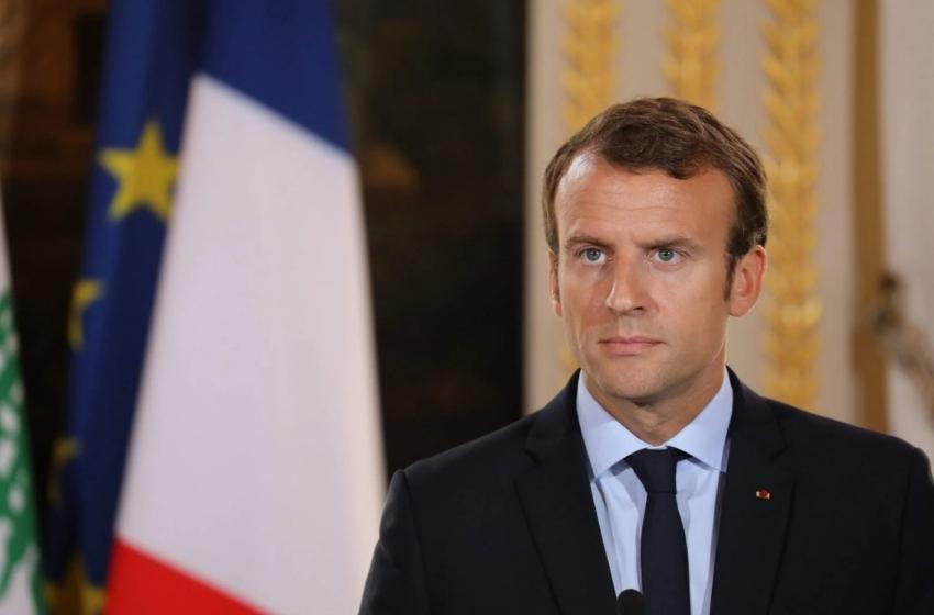 Macron spoke harshly towards Russia and accused it of unleashing a global hybrid war
