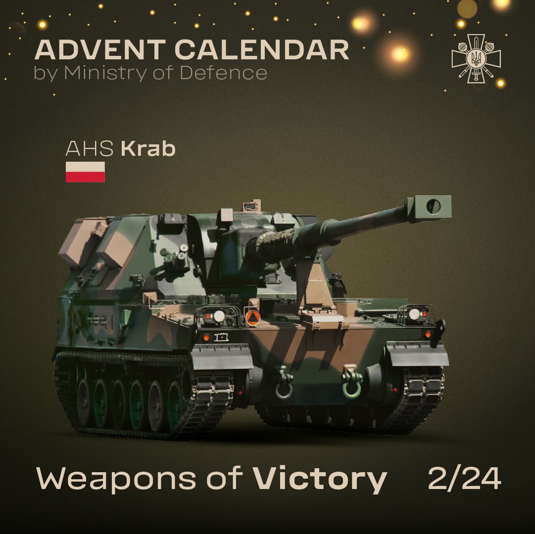 The Ministry of Defense of Ukraine has presented an advent calendar