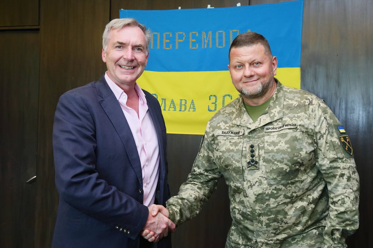 The head of the British defense Tony Radakin arrived in Kyiv and met with Valeriy Zaluzhny