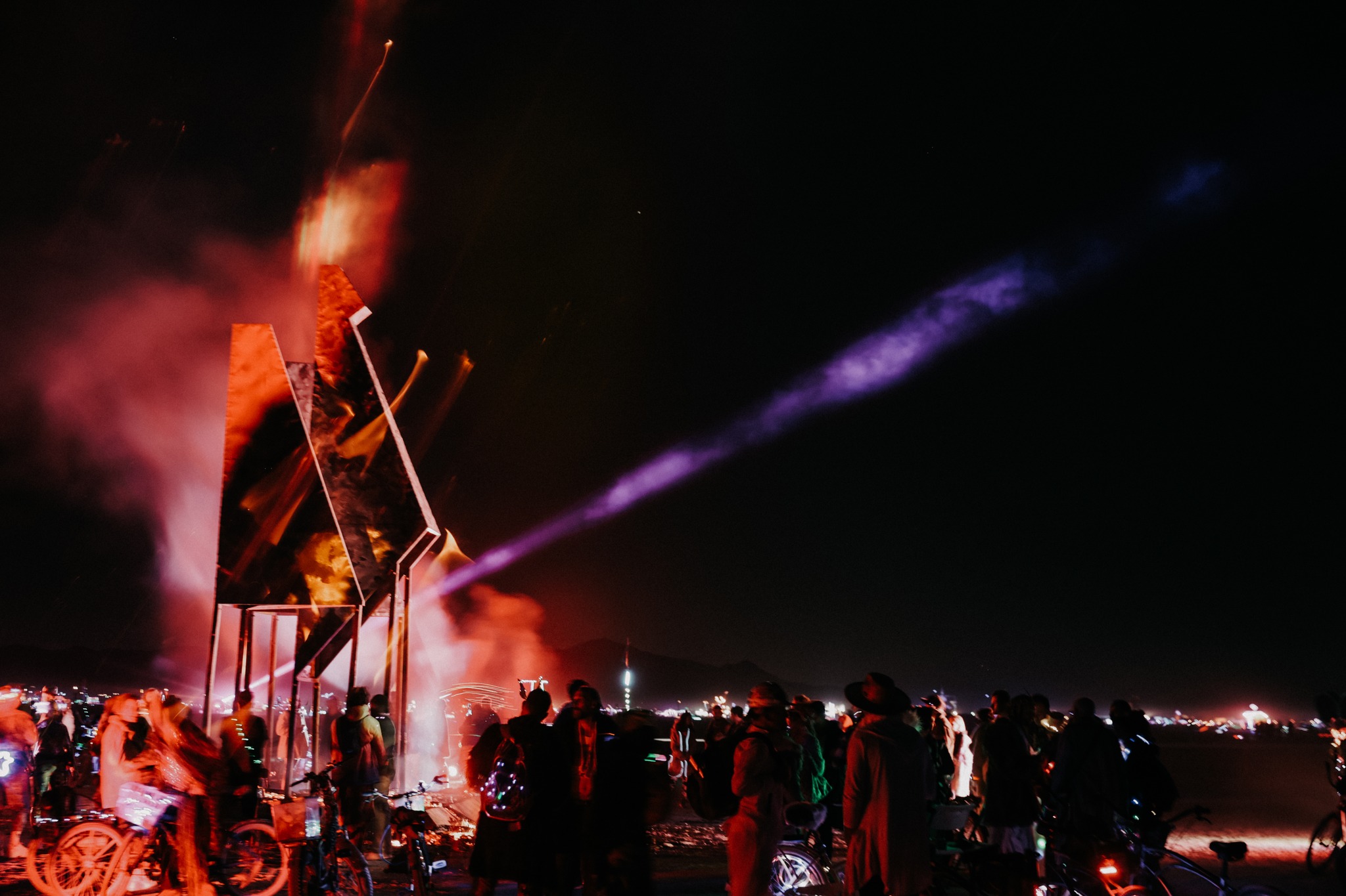 At Burning Man, installations from Ukraine were set up