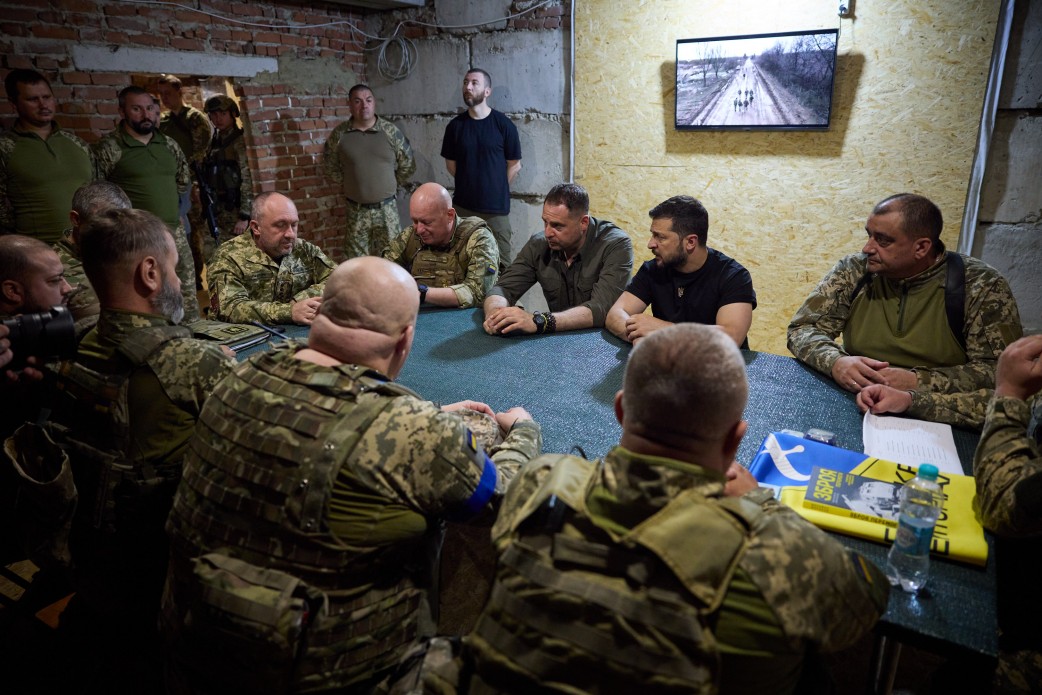President paid a visit to the combat brigades defending Ukraine in the Donetsk sector