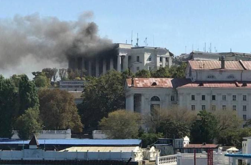 An attack on the Russian Black Sea Fleet headquarters in Crimea