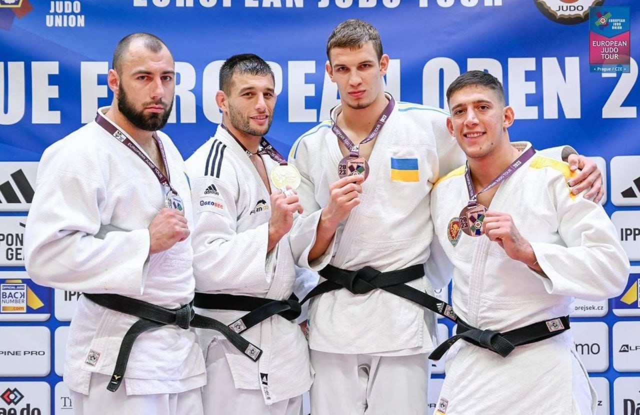 Ukrainian judo athletes won three medals at the European Cup in Prague