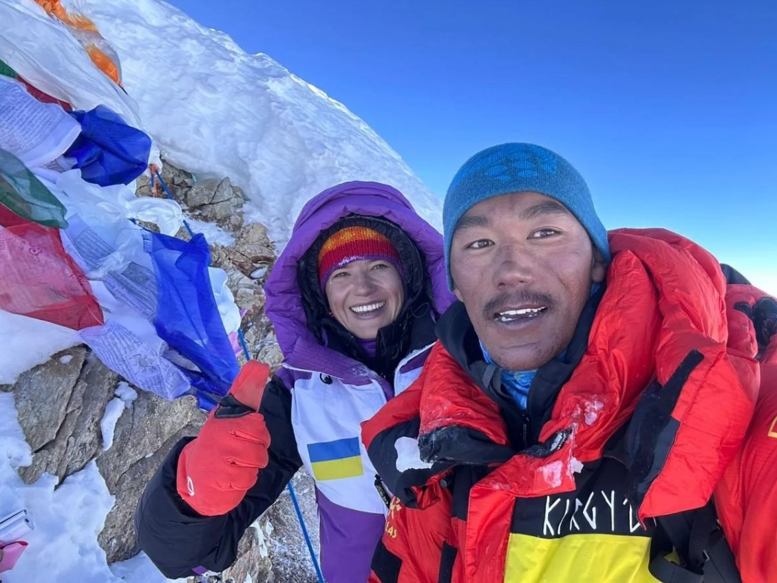 Ukrainian climber successfully ascended the eight-thousander Manaslu for the first time