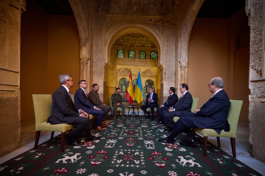 The audience of the President of Ukraine with the King of Spain takes place
