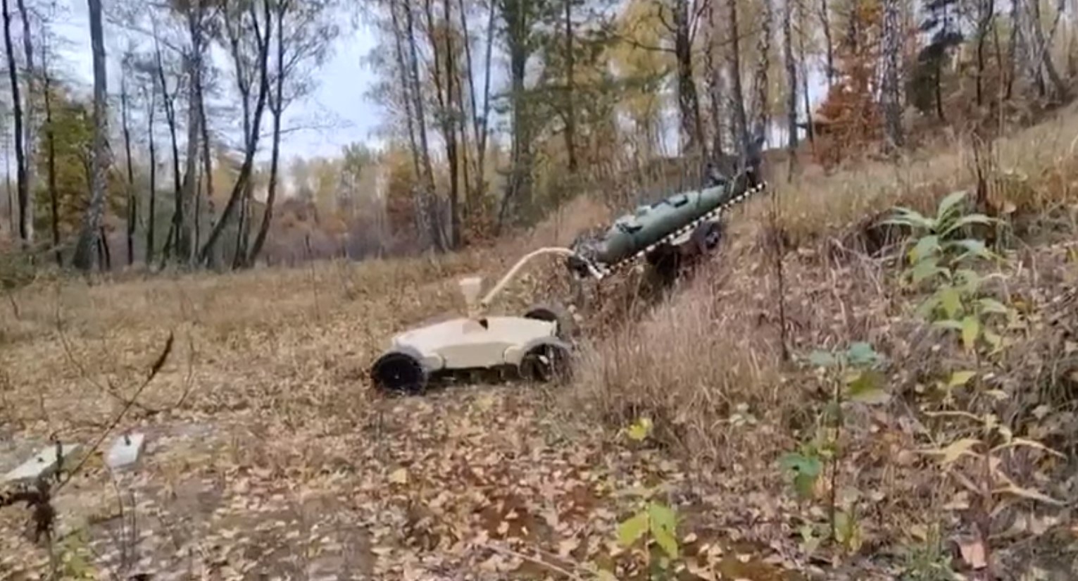 In Ukraine, a new unmanned evacuation platform is being tested