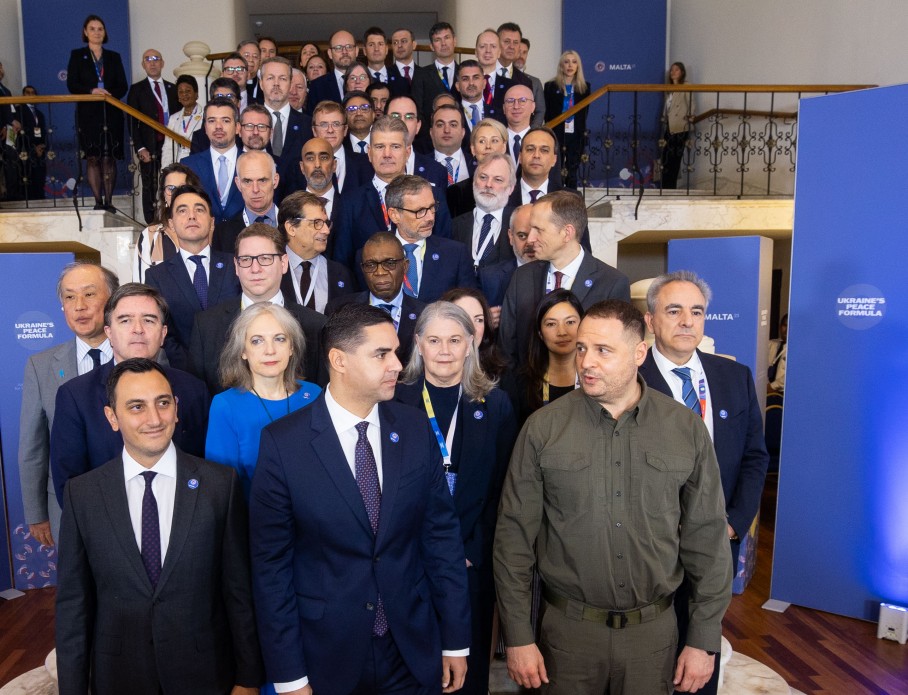 The third meeting of national security and foreign policy advisors on the key principles of peace in Ukraine and the world takes place in Malta