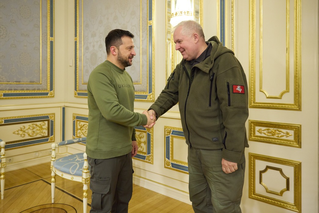 Volodymyr Zelensky met with the Minister of National Defence of Lithuania