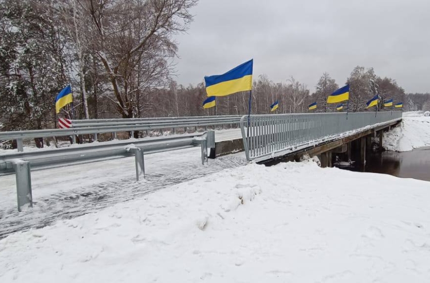 The UNITED24 initiative: In the Zhytomyr region, a bridge connecting 7 settlements has been restored