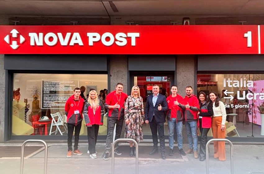 Nova Post opened its first branch in Milan