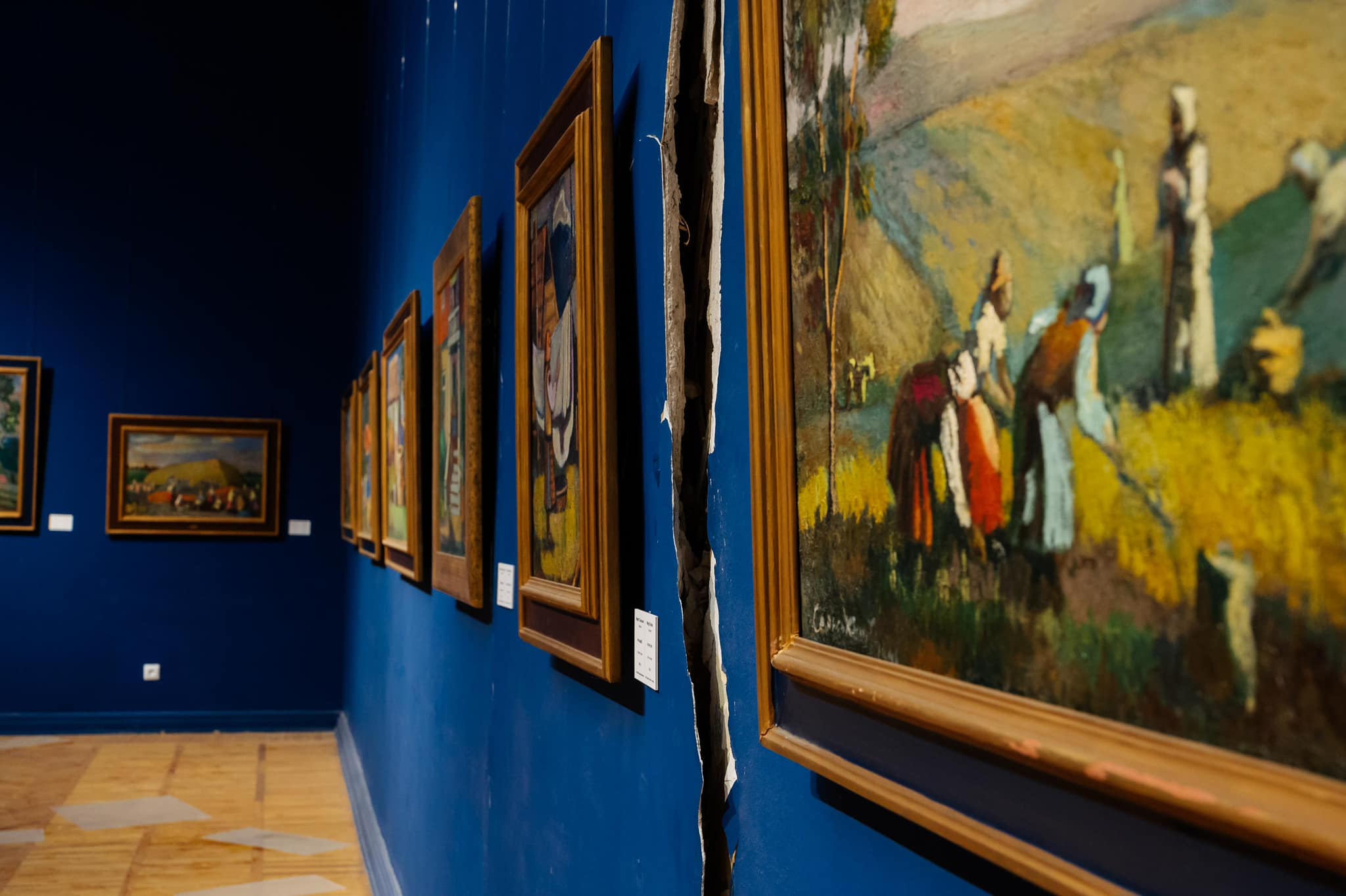 The Odessa Art Museum is reopening after the rocket attack by the Russian Federation on November 5th