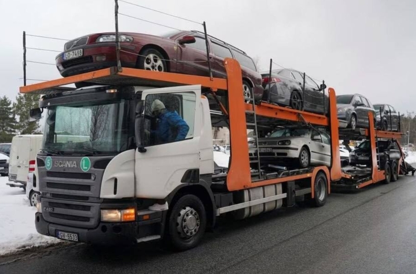 Latvia has sent Ukraine a total of 271 confiscated cars