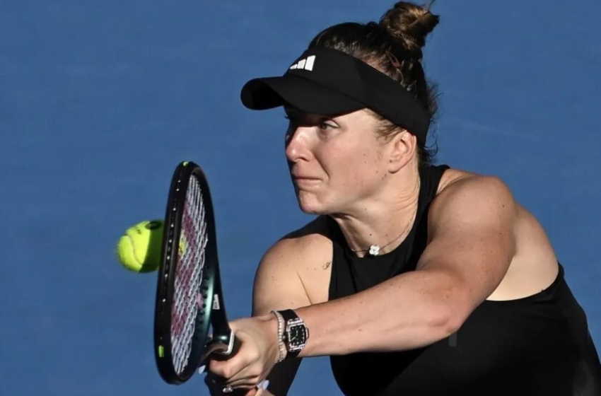 lina Svitolina lost to Coco Gauff in the final of the WTA tournament in Auckland