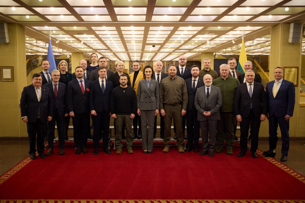 President of Ukraine met in Vilnius with the Speaker and leadership of the Seimas of Lithuania and heads of the largest factions