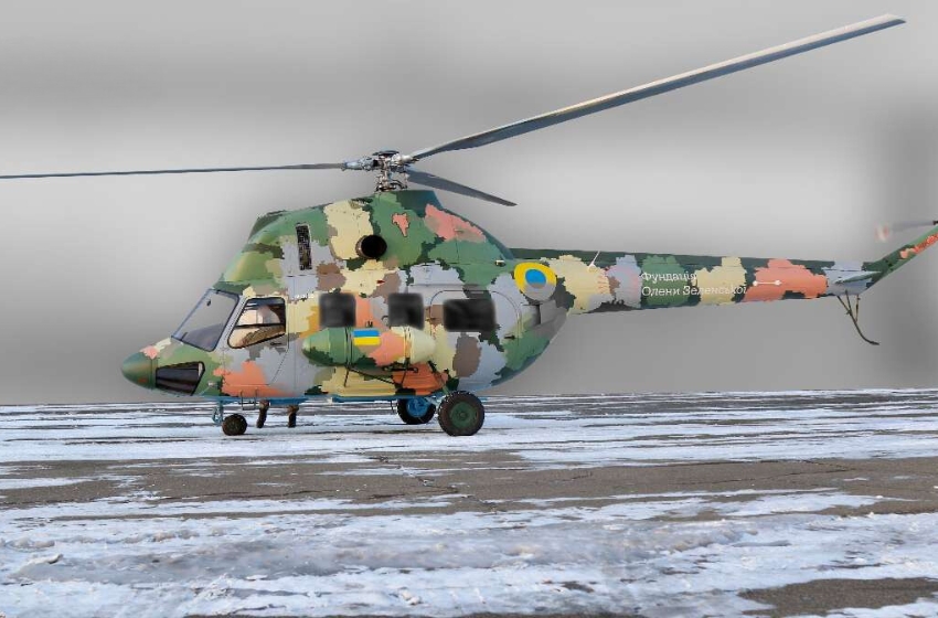 Main Intelligence Directorate receives medevac helicopter for frontline evacuations, upgraded by Olena Zelenska Foundation and KSE Foundation
