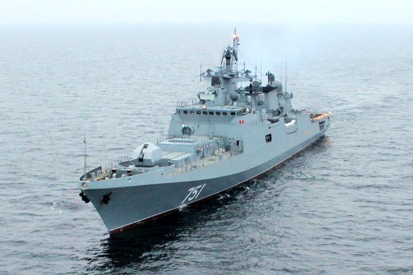 The Russian Armed Forces deployed the frigate 'Admiral Essen' into the Black Sea