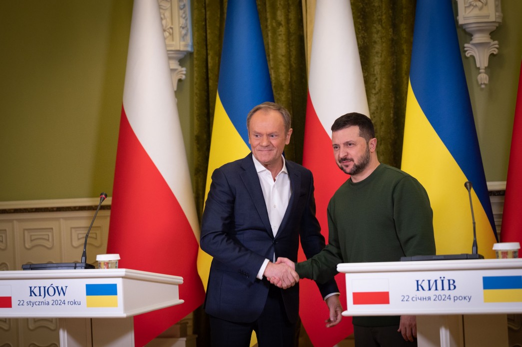Volodymyr Zelensky met with Donald Tusk in Kyiv