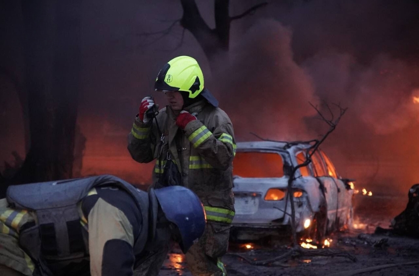 The consequences of the shelling of Kyiv: fires and wounded