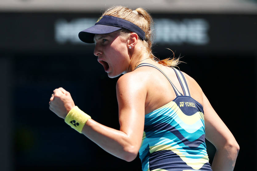 Yastremska became the first Ukrainian in the history to reach the semifinals of the Australian Open