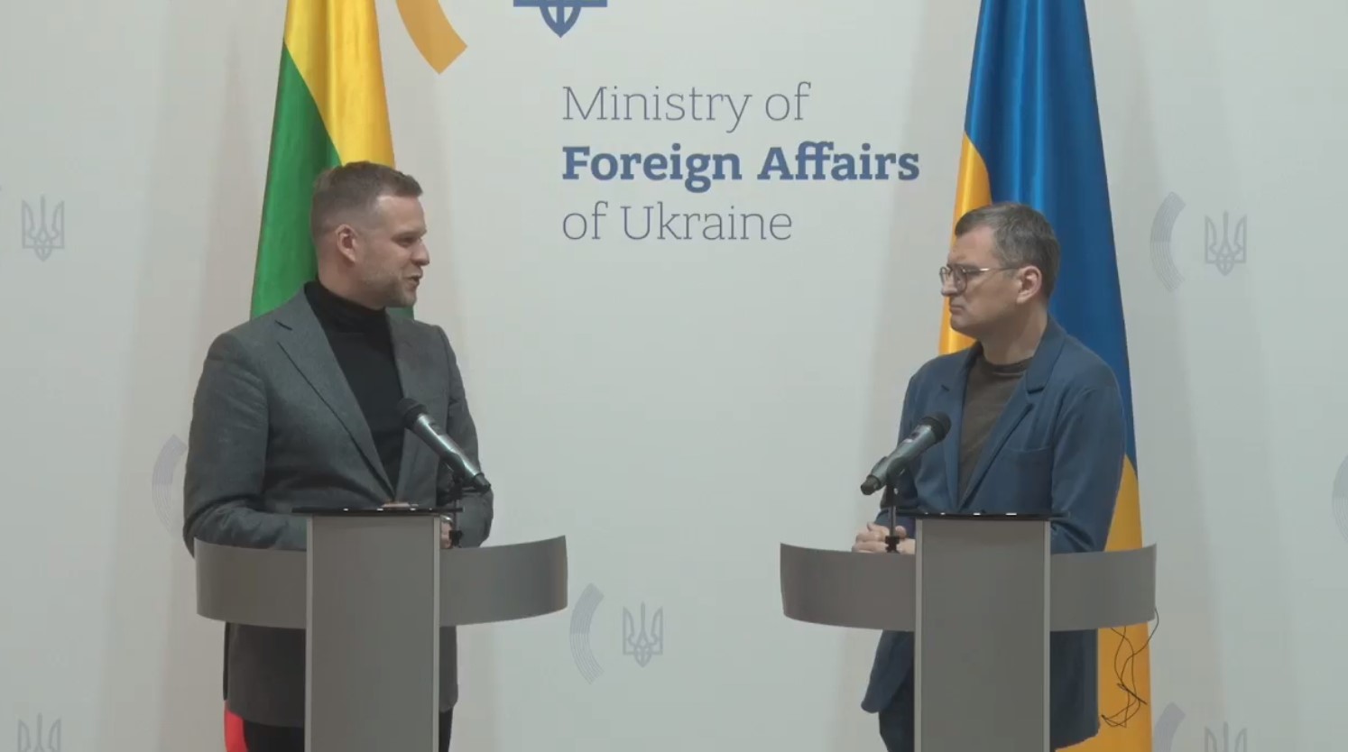 Ukraine's Foreign Minister Dmytro Kuleba and the head of the Ministry of Foreign Affairs of Lithuania discussed joint drone production