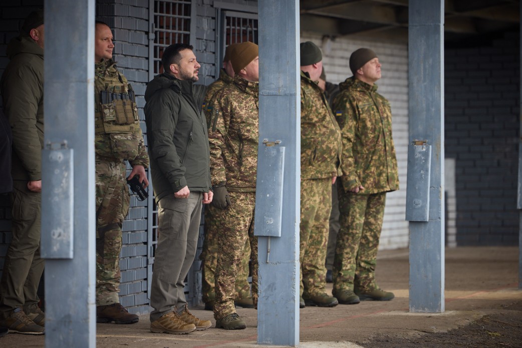 Zelensky visits training center for mobile fire group training in Dnipropetrovsk