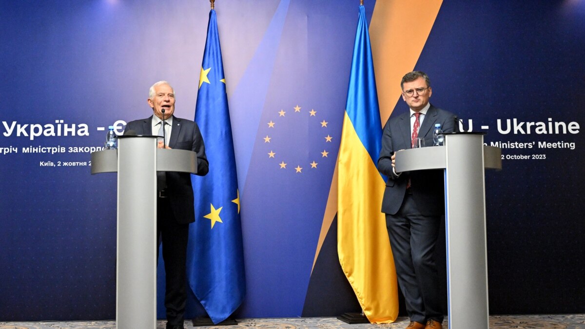 Kuleba and Borrell: Support for Ukraine is not a 'pro-Western' position, but a rejection of terror