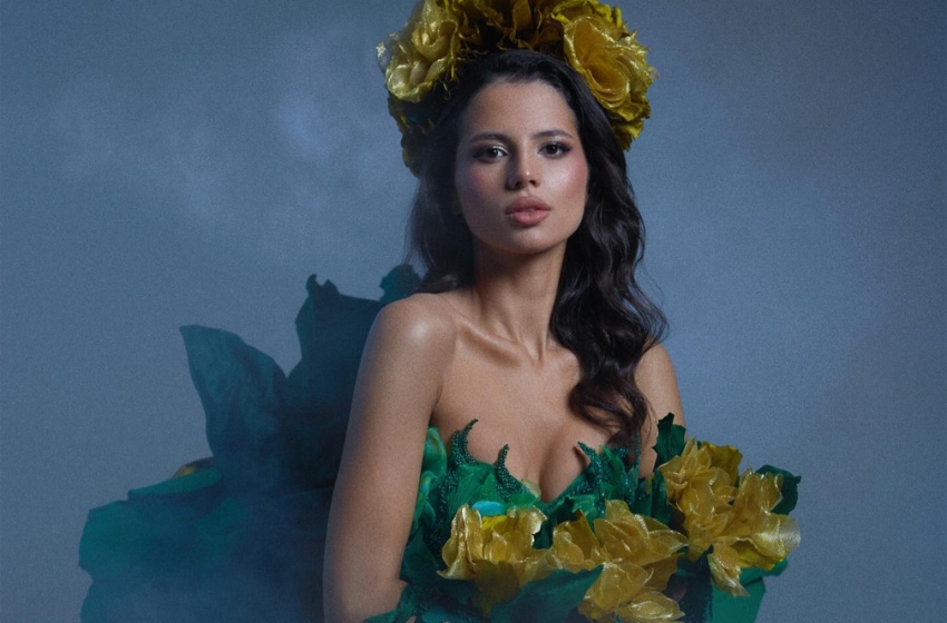 Miss Ukraine, Sofia Shamia, showcased the national costume for "Miss World 2024"