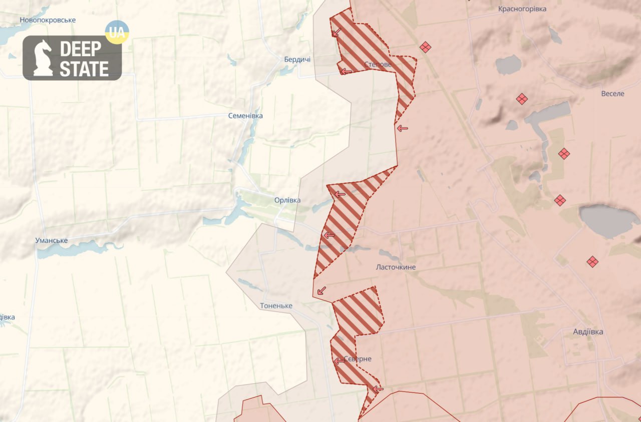 The Armed Forces of Ukraine have withdrawn from the villages of Siverske and Stepove on the Avdiivka direction