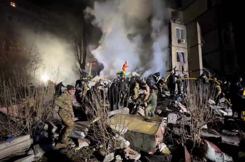 The Russians destroyed a building in Odessa overnight, there are casualties