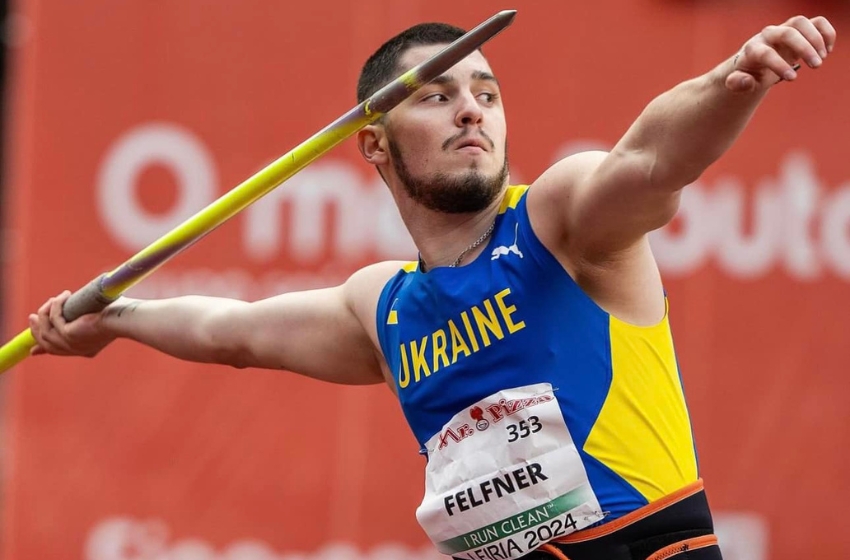 Soldier Artur Felfner won the 'gold' in the European Cup for javelin throwing
