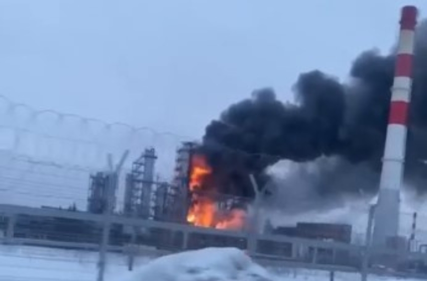 Ukraine launched a drone strike on an oil refinery in two regions of Russia