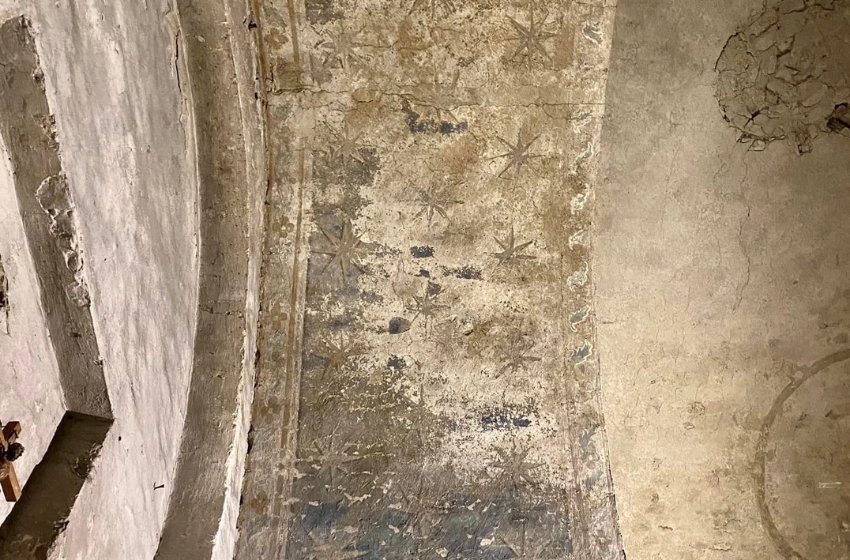 Archaeological study reveals frescoes and latin inscriptions in the Church of Saints Peter and Paul