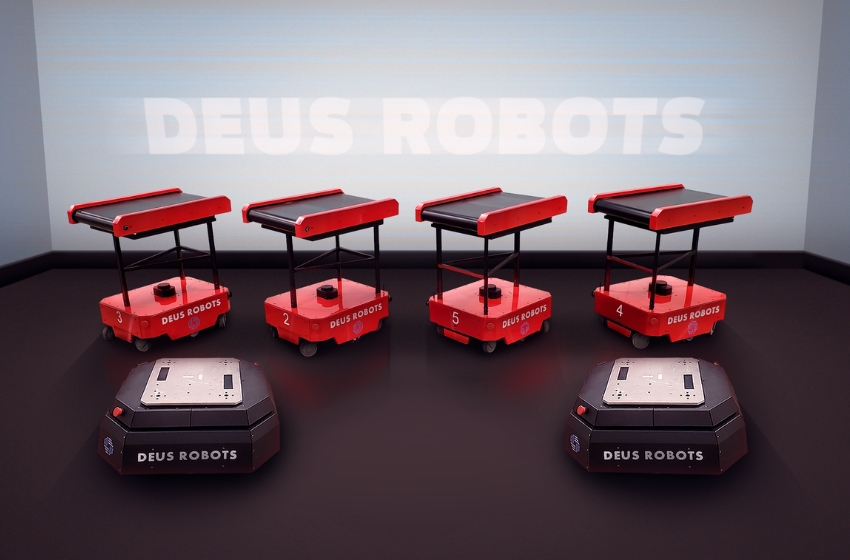 The Ukrainian Deus Robotics offers its warehouse robots on a subscription basis for around $200,000 per year