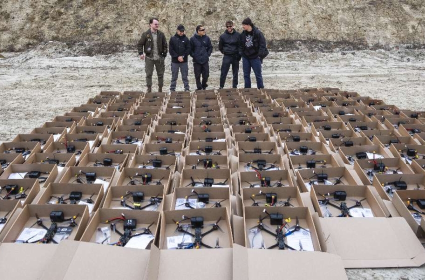 Volunteers have handed over another batch of kamikaze drones to the reconnaissance units