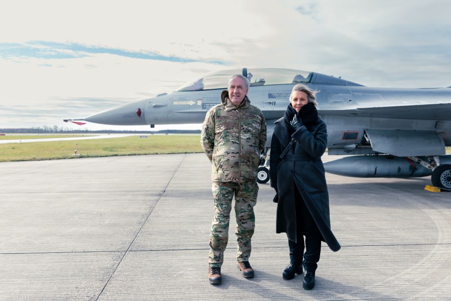 Belgium has allocated two aircraft and 50 soldiers for the training of Ukrainians on F-16s in Denmark