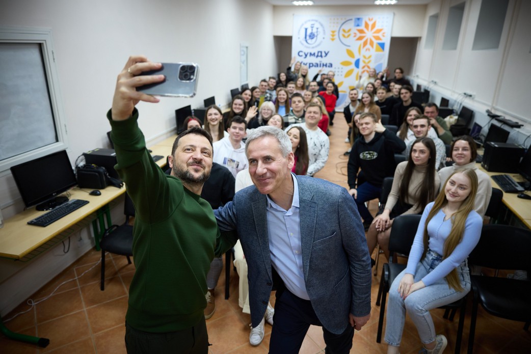 Volodymyr Zelensky met with the student community of Sumy University