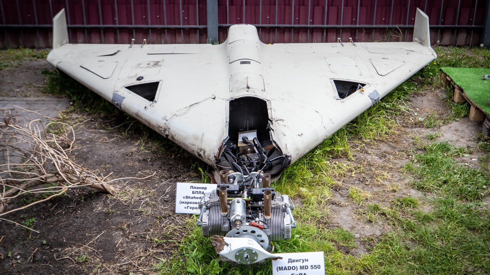 Russia has received a delivery of components for kamikaze drones from Iran